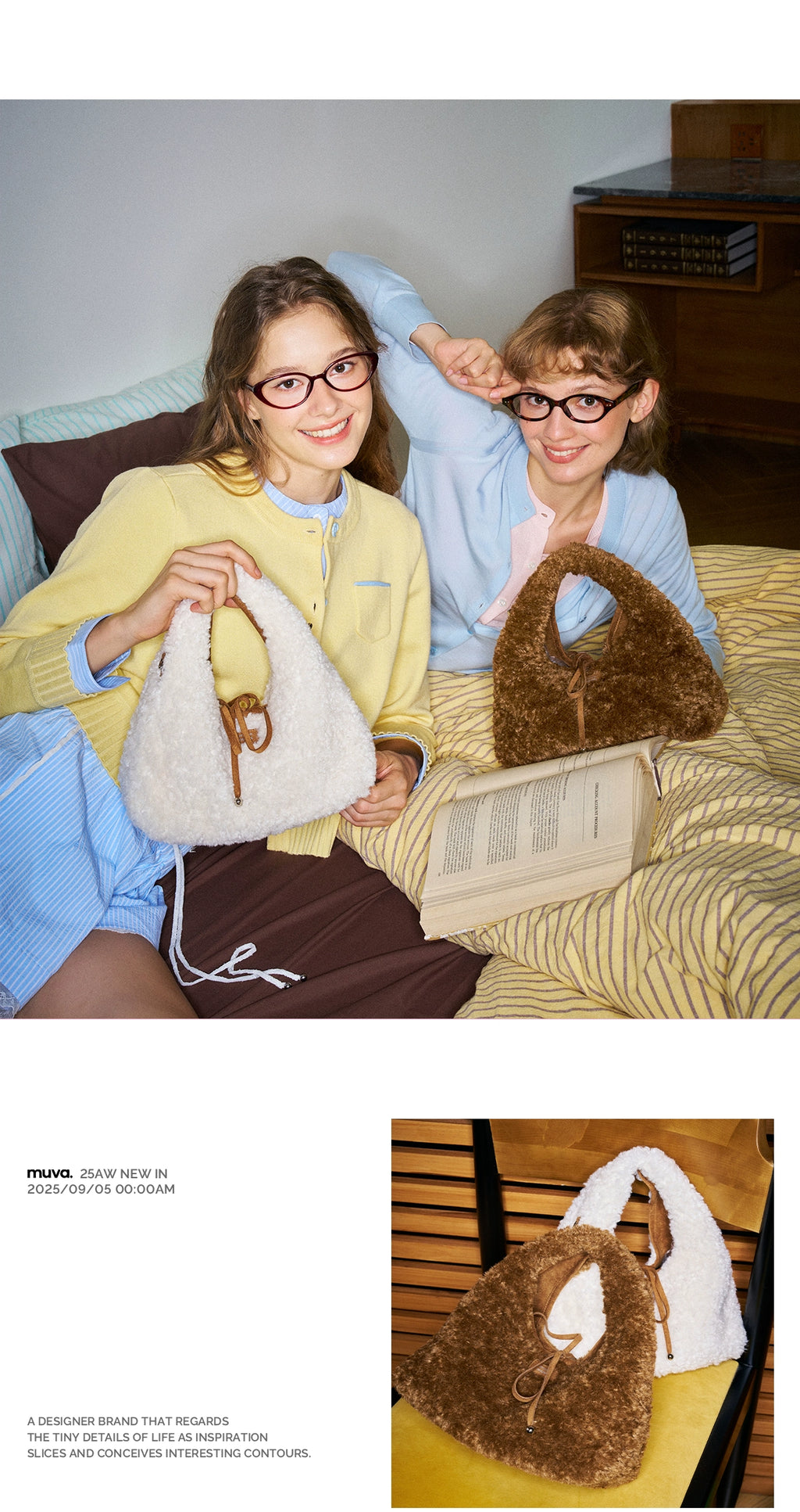 MUVA Plush Casual Small Bag