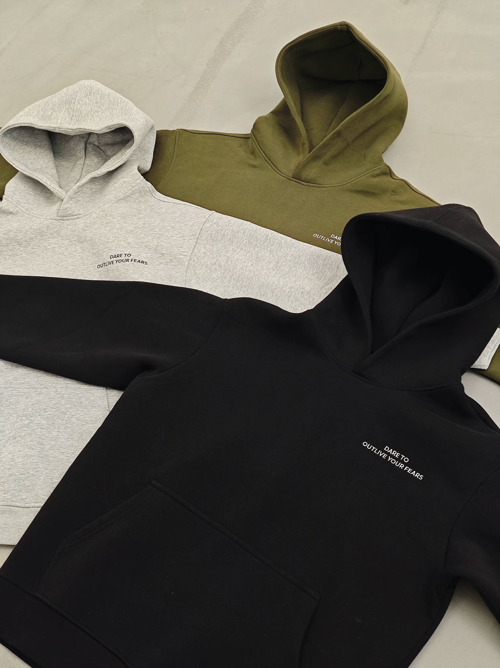 GTAL Three-dimensional Cut Embroidered Hooded Sweater