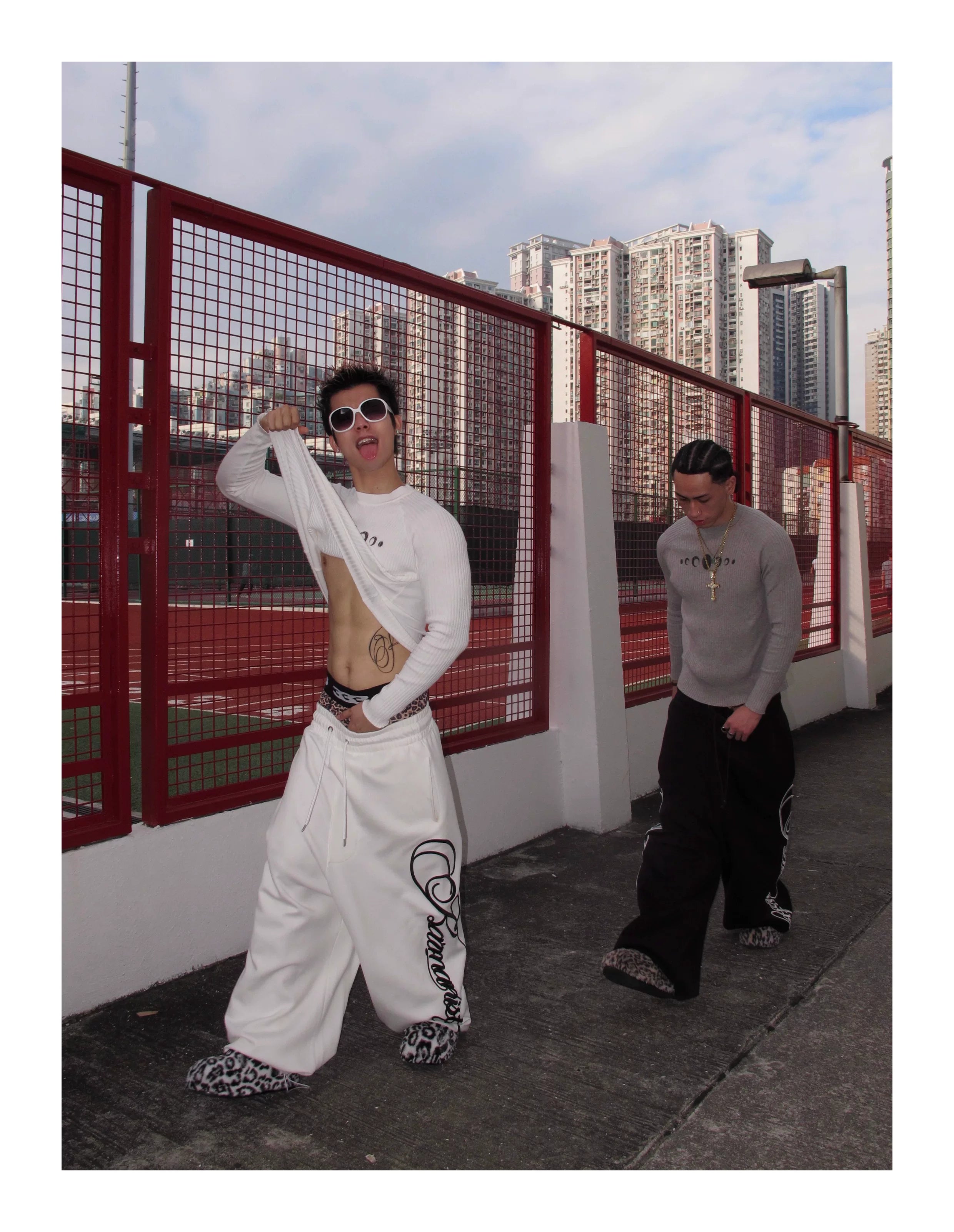 KARMANISTIC Vintage Sports Leisure Knitted Long Sleeves