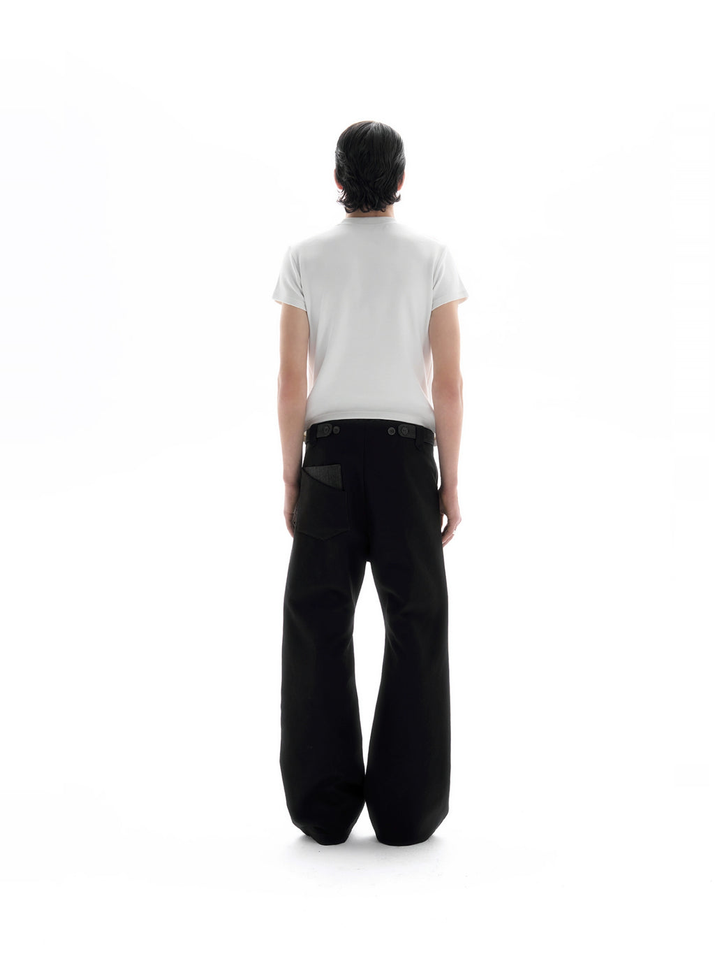 BEVAN UP Milled Air Fleece Cut Waist Tee