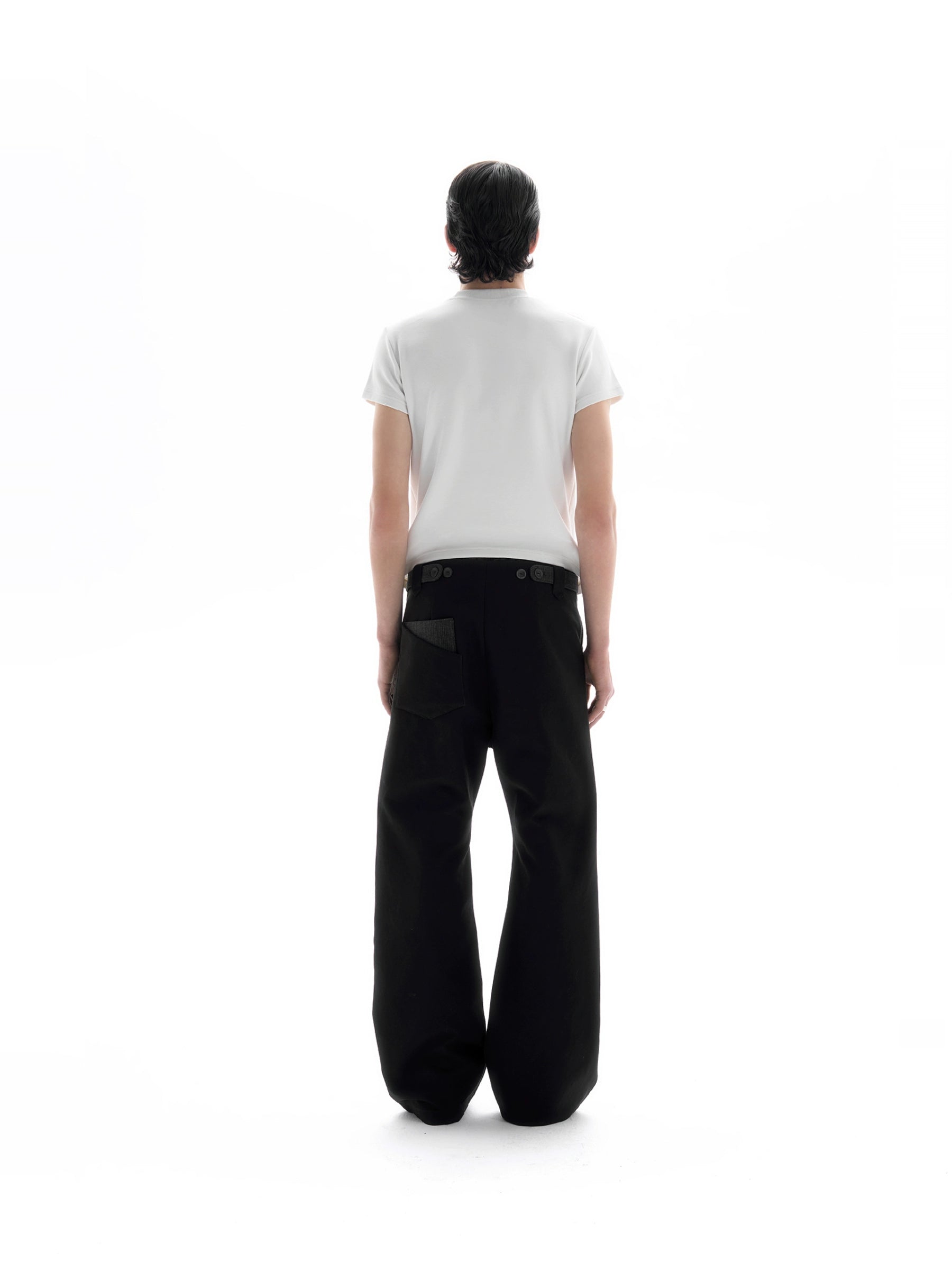 BEVAN UP Milled Air Fleece Cut Waist Tee