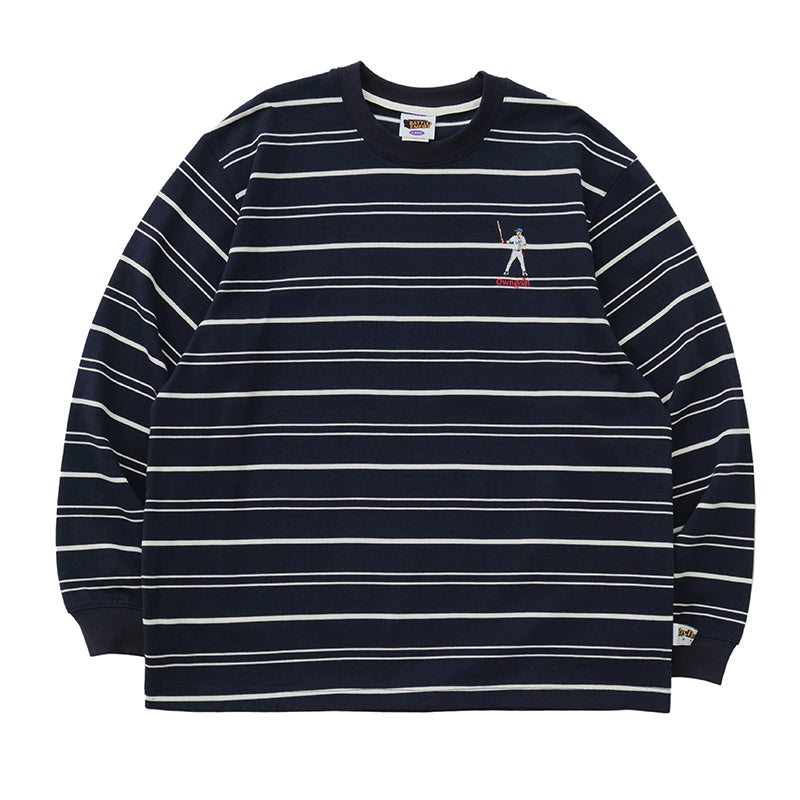 Battles Baseball Stripes Long Sleeves