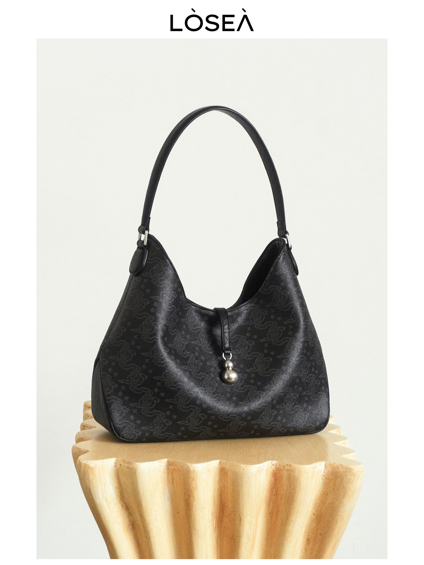 LOSEA Ruyi Moire Large Capacity Tote Bag