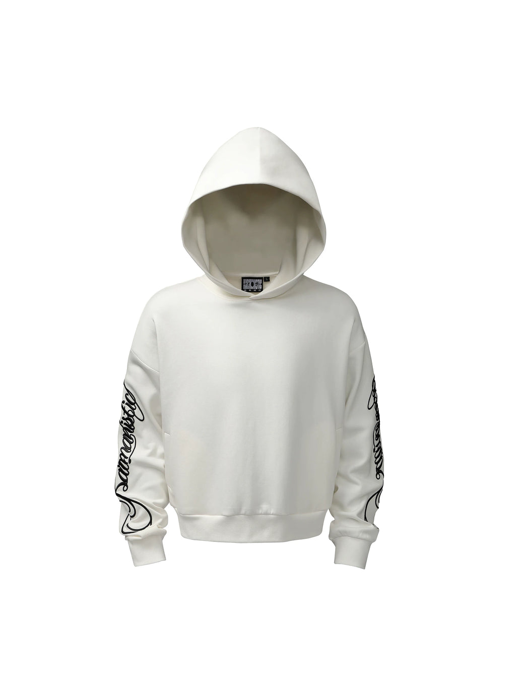 KARMANISTIC Vintage Embroidered Hooded Long-sleeved Sweater