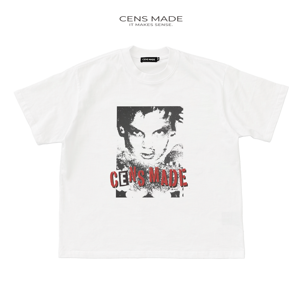 CENSMADE Retro Old Punk Print Tee