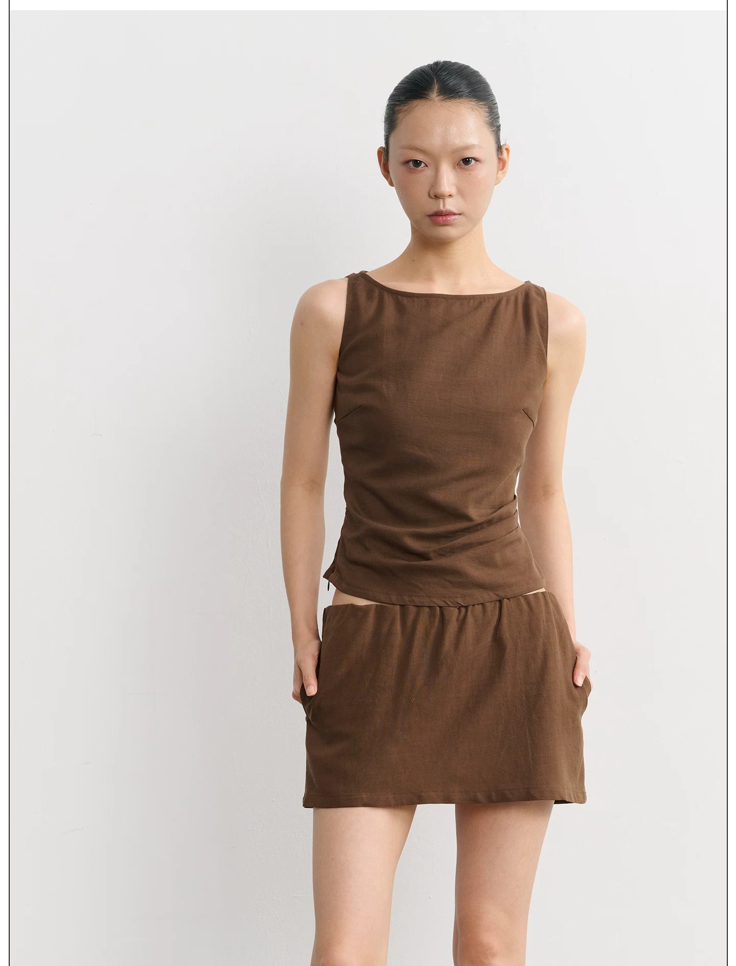 LINY LIBERTY Elastic Waist Versatile Skirt