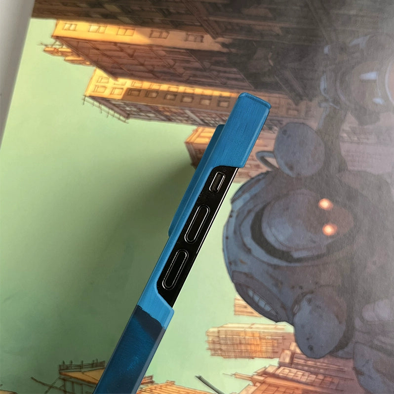 PBCASE X OQ Blue Iphone Case