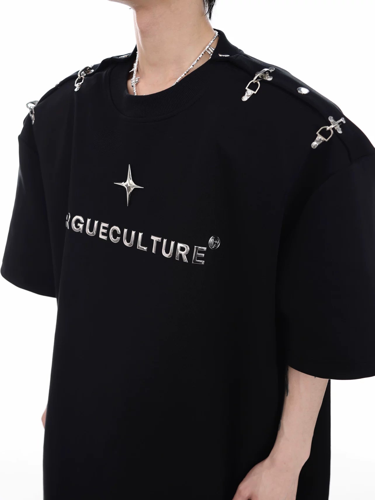 ArguECulturE Retro One-word Shoulder Loose Tee