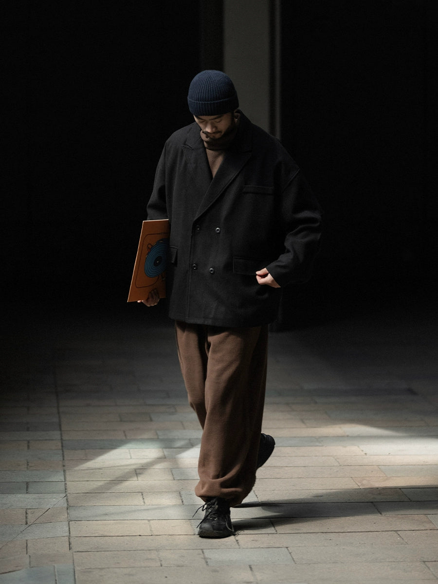 NOEARS Double-breasted Casual Ruffian Handsome Suit Coat