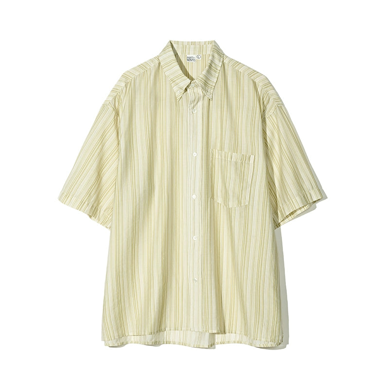PARTIMENTO Small Fresh Japanese Striped Tee