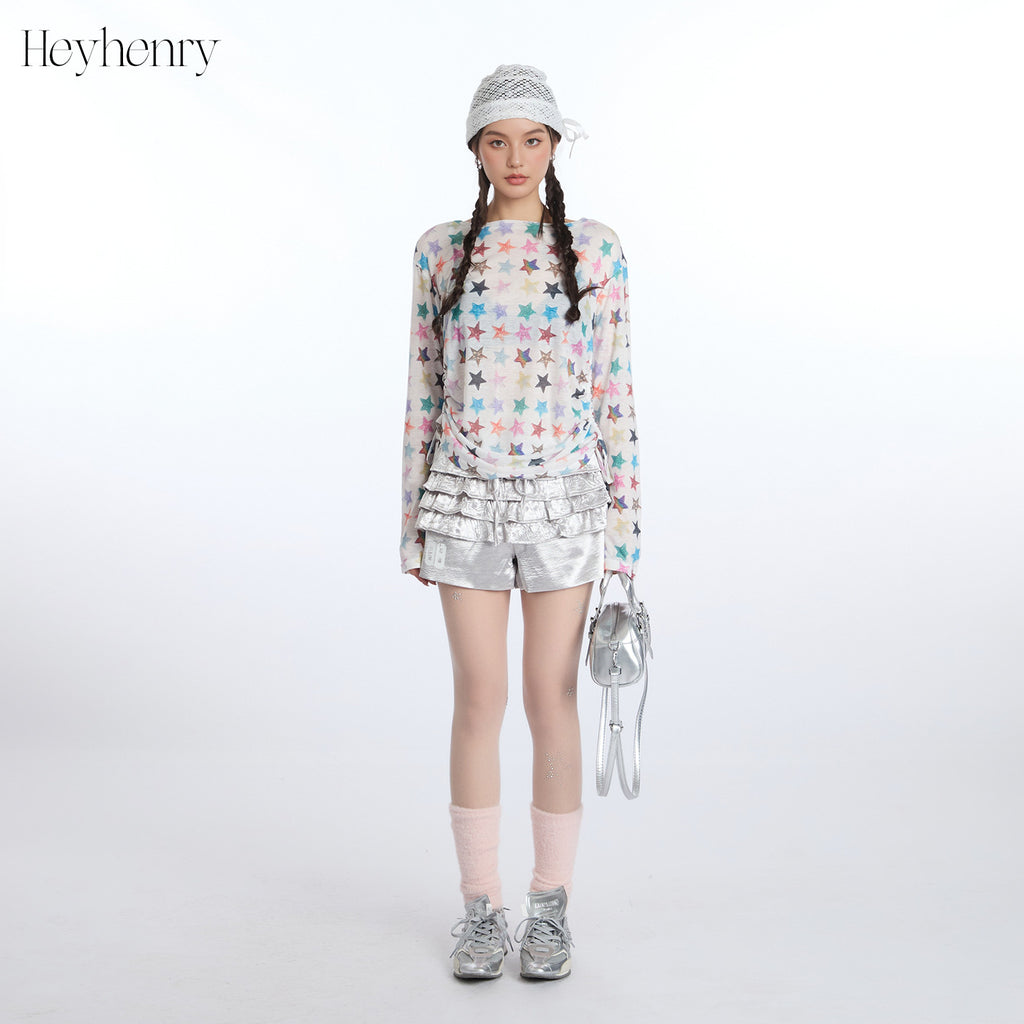 HeyHenry Pentagram Star Waist Long Sleeve