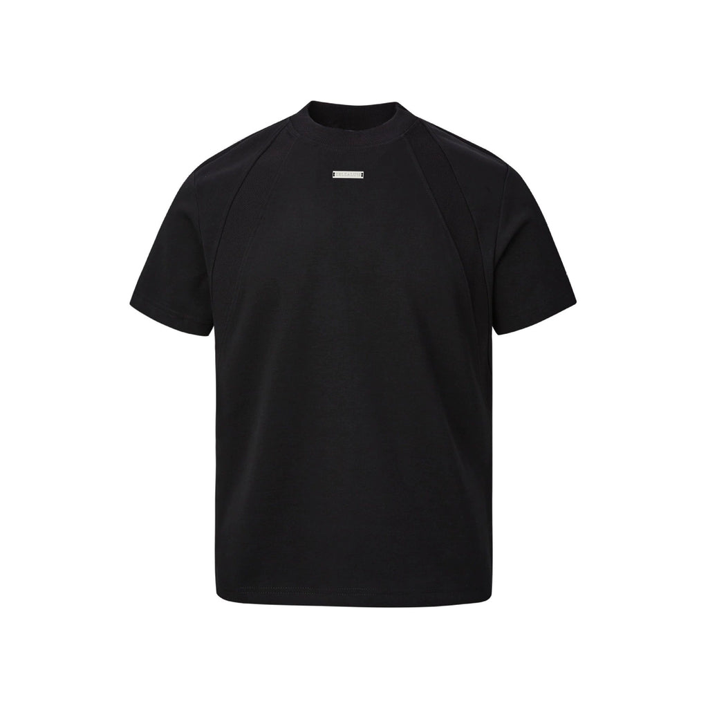 (NMK) boxy toned heavy space cotton short-sleeved Tee