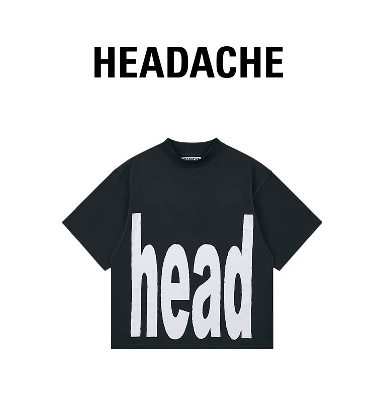 HEADACHE Oversize Short Casual Tee