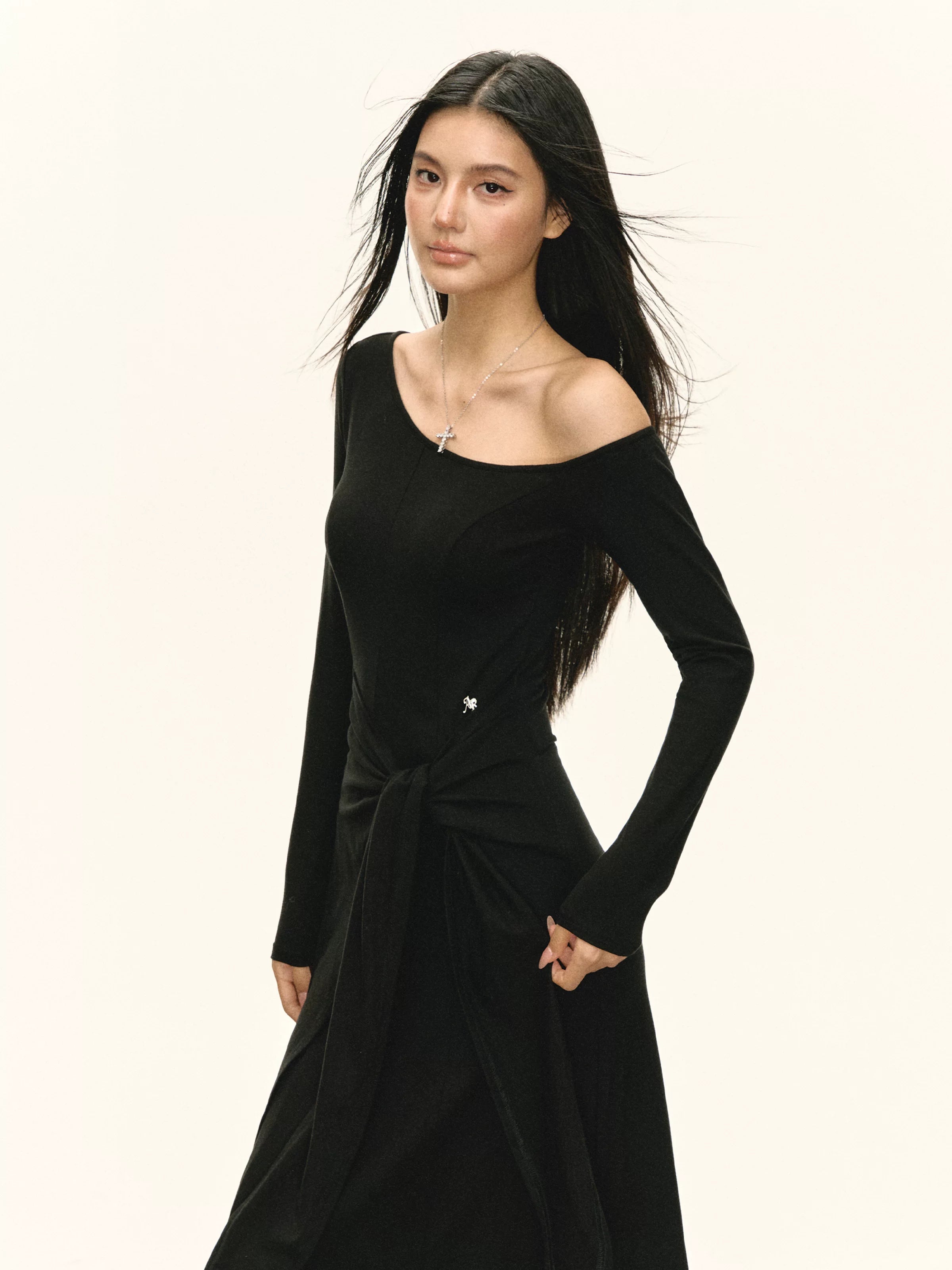 Ariseism Retro Temperament Slim Dress