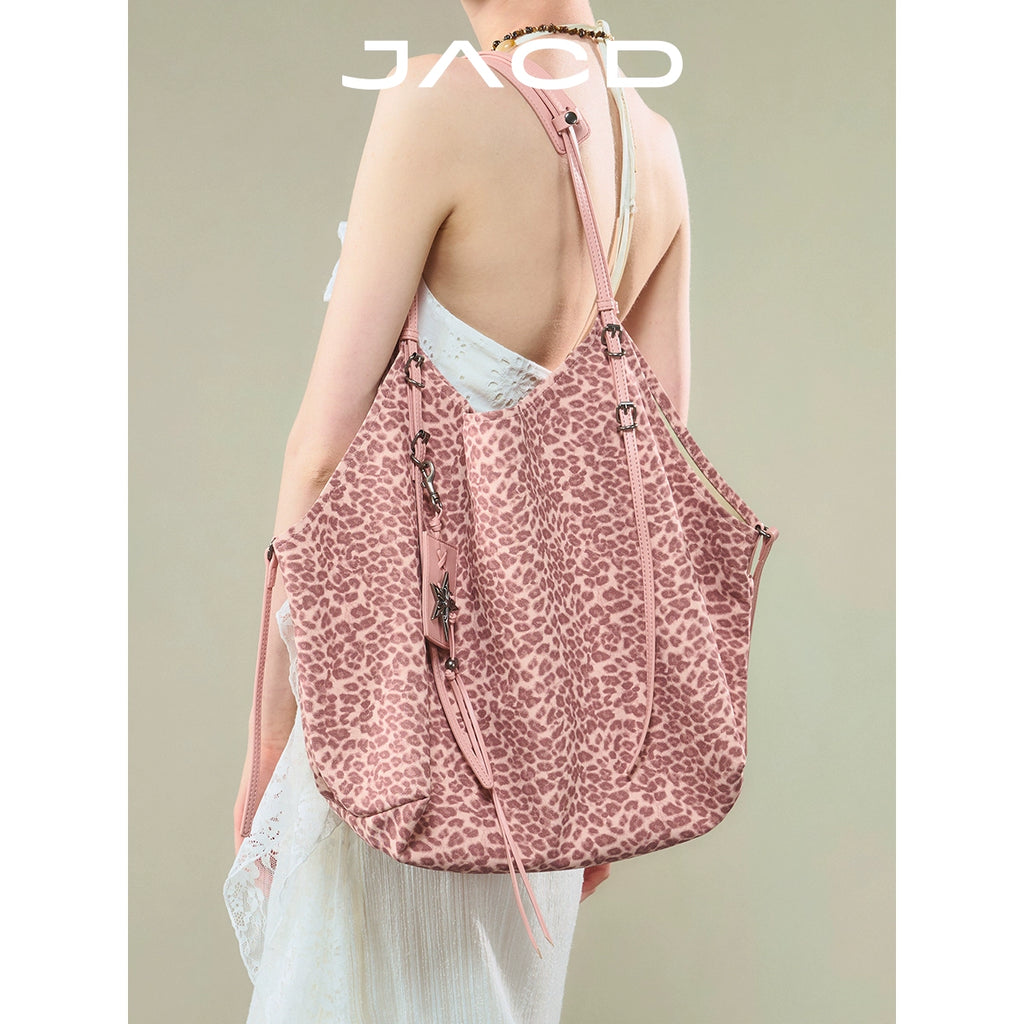JACD Slack Leopard Print Tote Bag