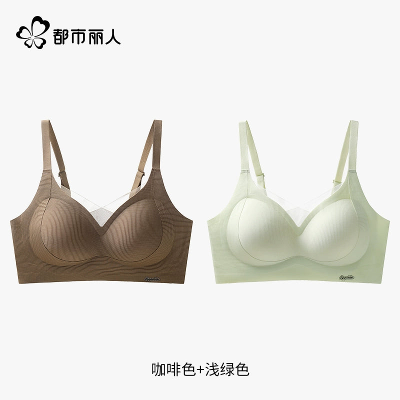 Urban Butterflies Gather Small Breasts Show Big Lace Bra Cover