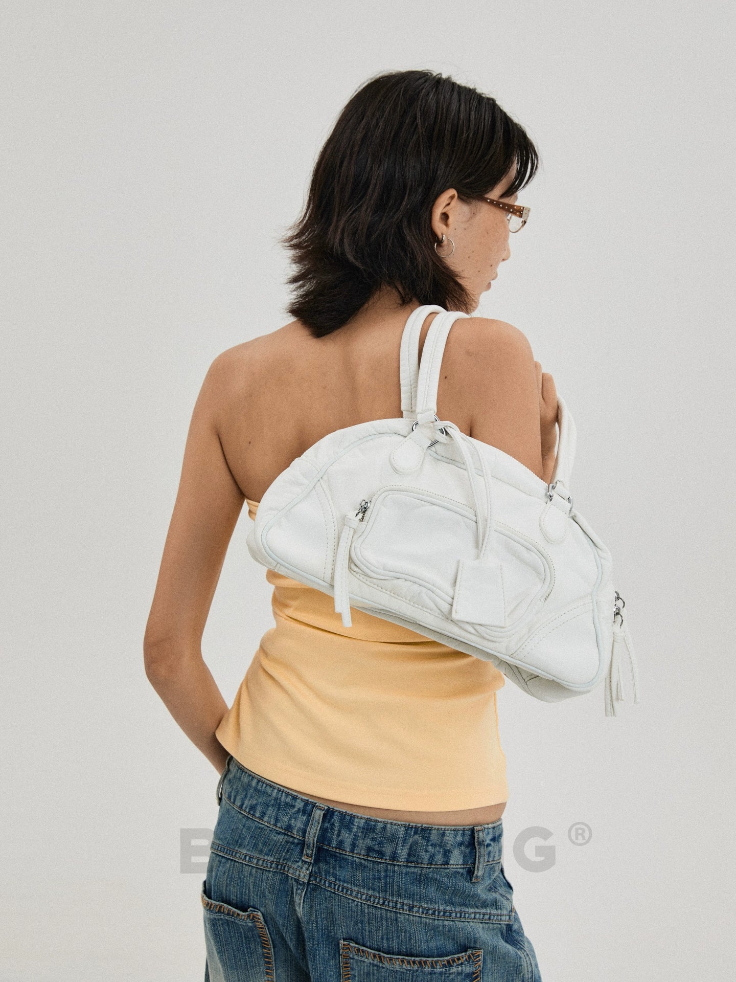 BINGBONG Vintage Simple Casual Underarm Bag