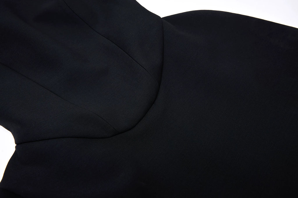 Avenement Irregular Crop Bud Dress Dress