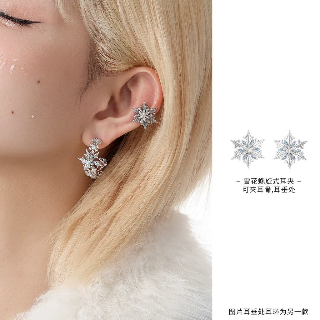 SUMIYAKI Premium Snowflake Earrings