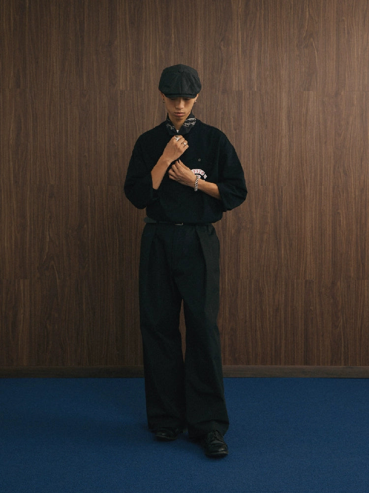 SUPERTOFU Vintage Threaded Cuffs Long Sleeves