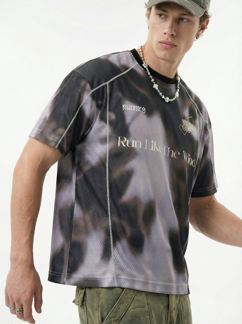 Inflation Breathable Printing Casual Tee