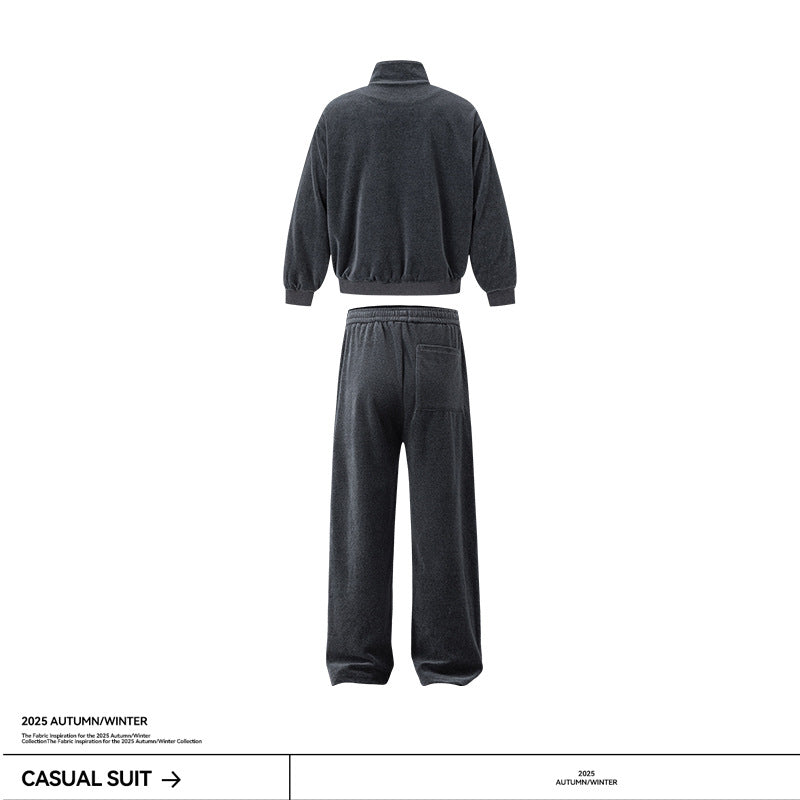 UNF Home Casual Zipper Jacket + Sweatpants