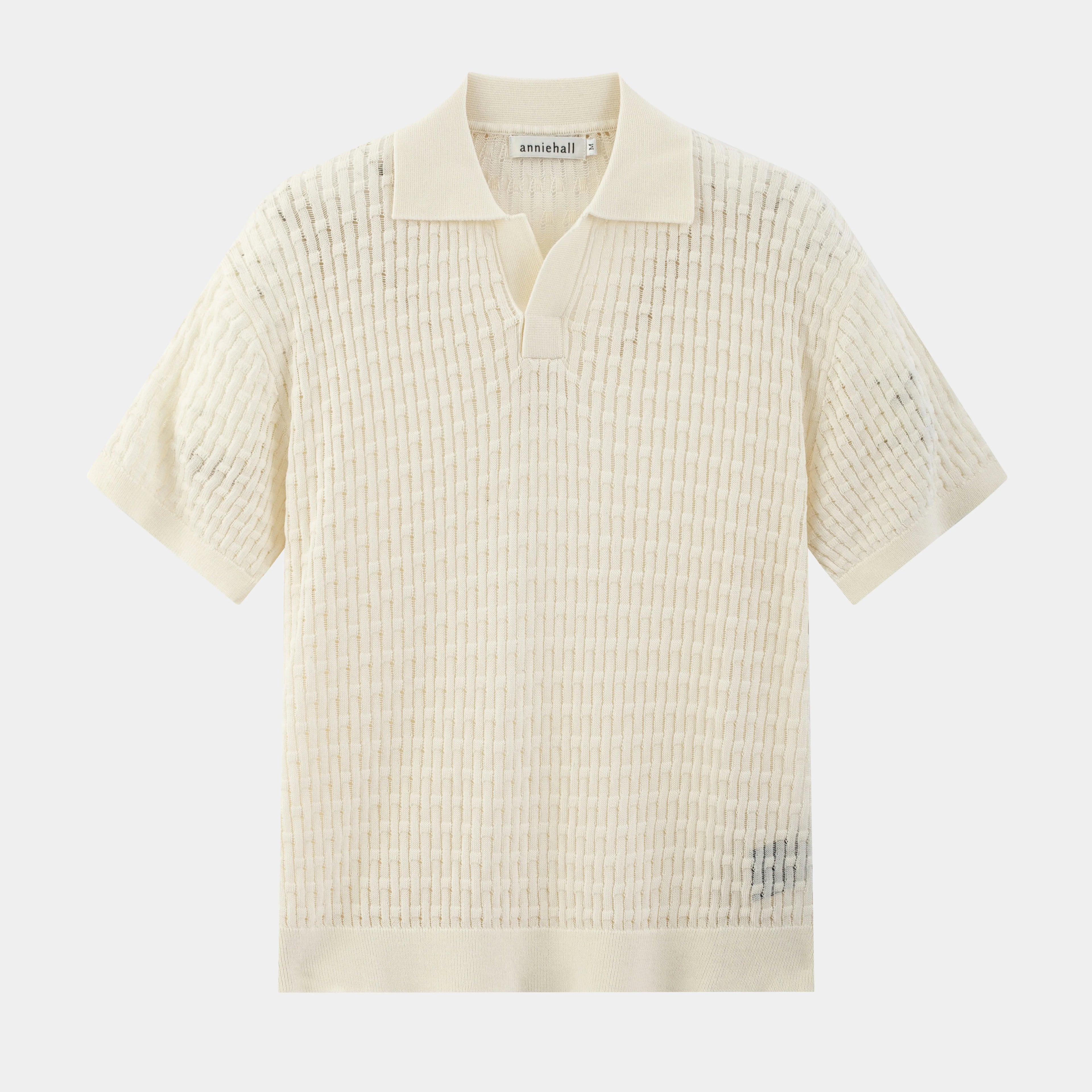 Anniehall Breathable Cool Lapel Woven Tee