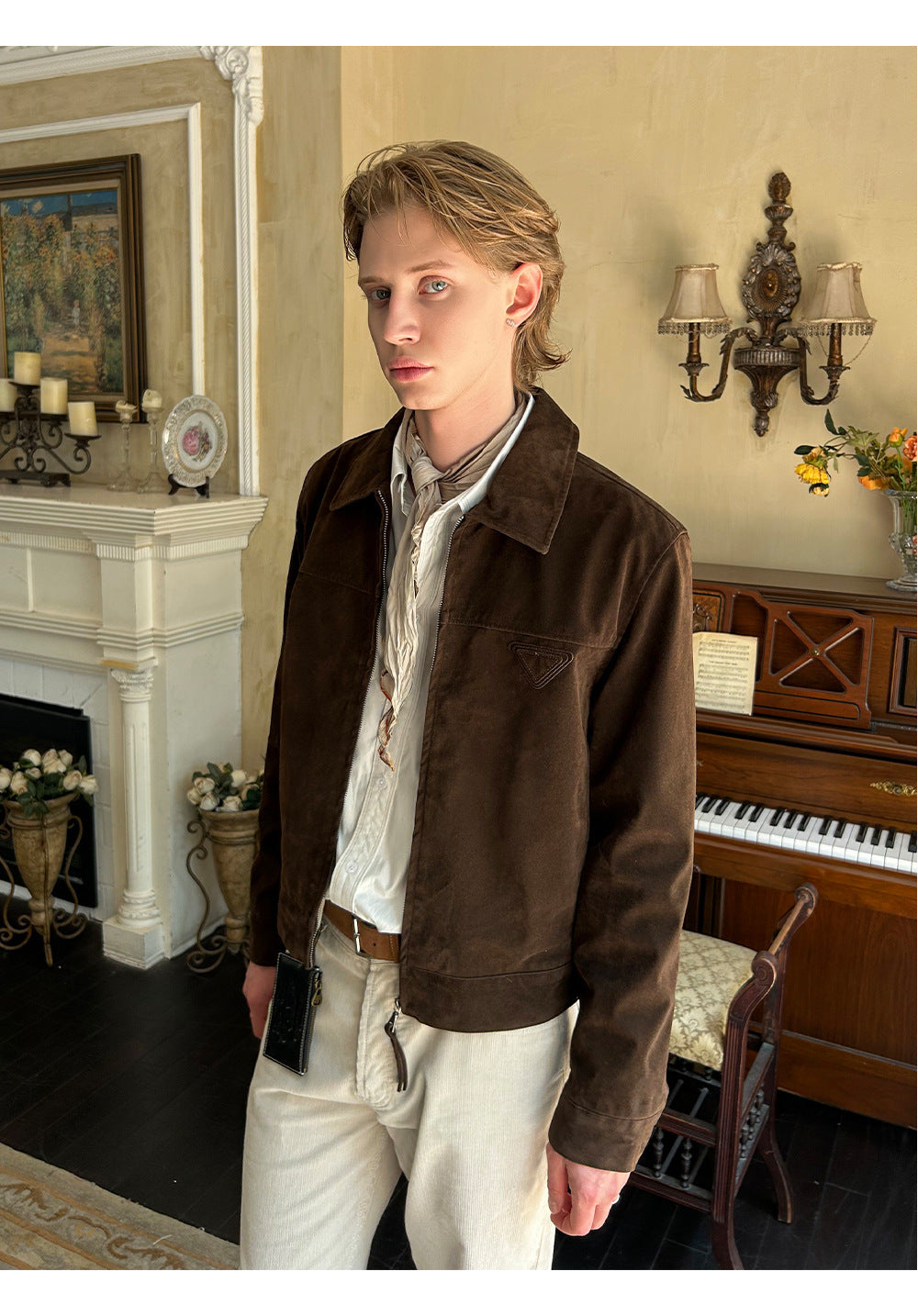 EME Vintage Lapel Front Shoulder Jacket