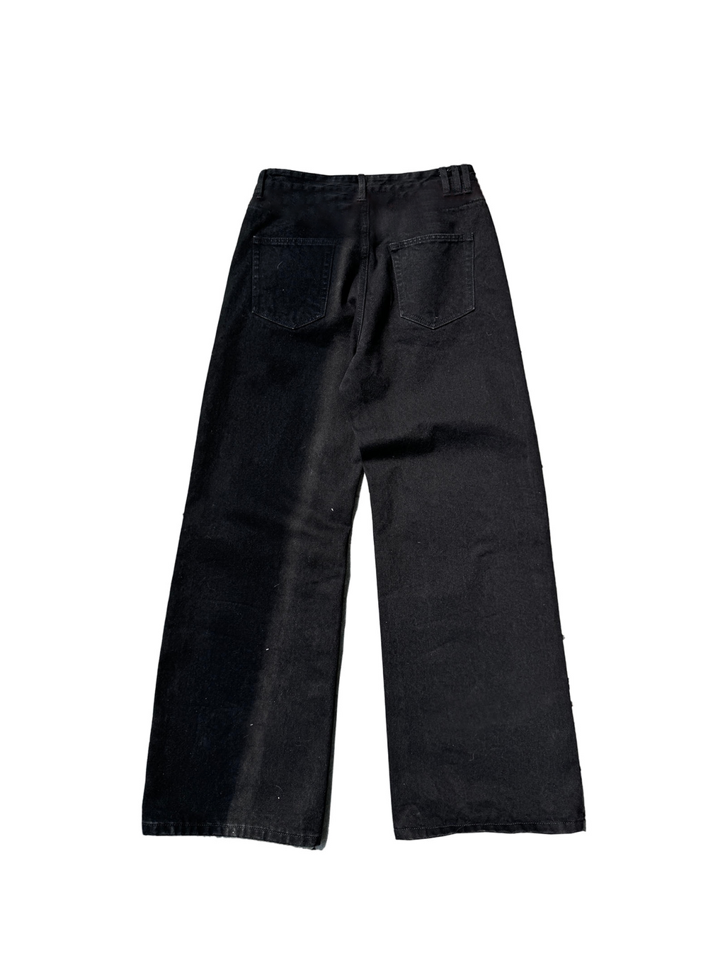 No E Mosen Plaid Stud Baggy Jeans