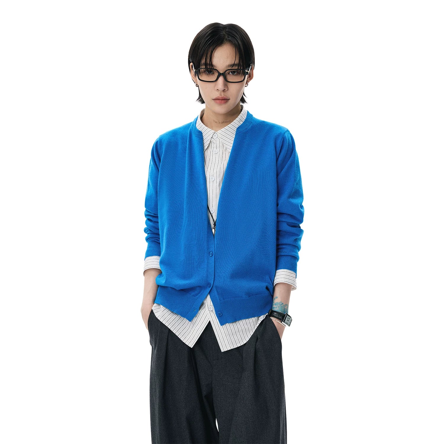 Sameuoo Casual Versatile Knitted Sweater
