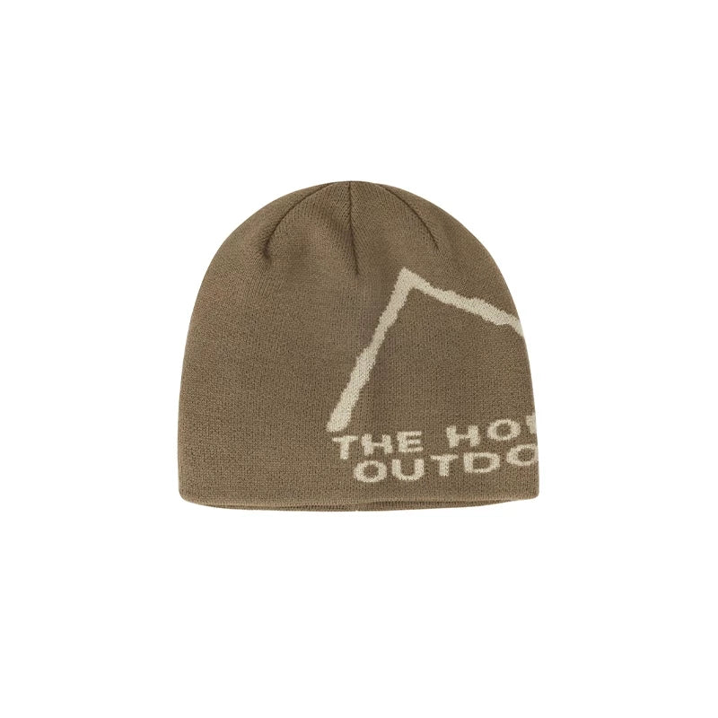 THE HOBOO Alphabet Jacquard Cold Knitted Hat