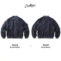 CoosRetro Vintage Contrast Jacket