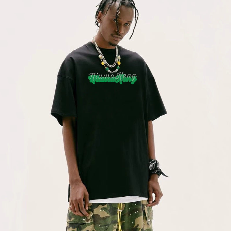 The 76th human NMK heavy Glitter Tee