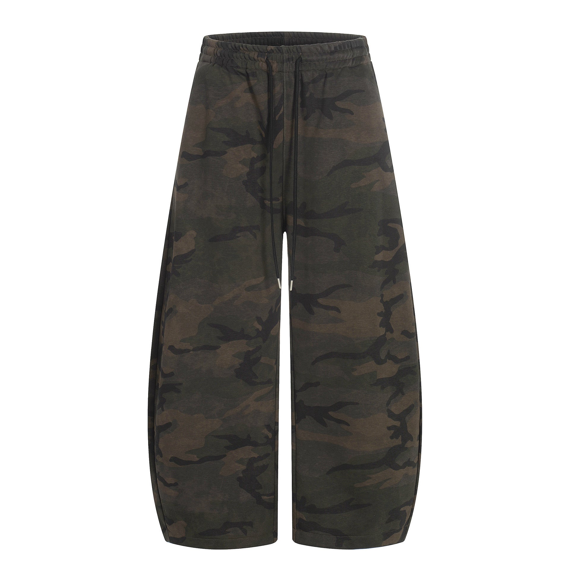 11KN Retro Camouflage Wide-leg Tooling Slacks