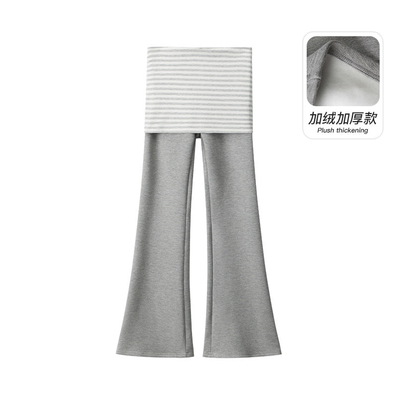HeyHenry High Waist Small Foot Micro Flared Casual Pants