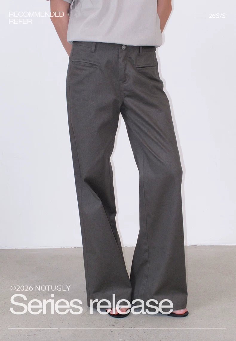 NOT UGLY Vintage Versatile Low Waist Casual Pants