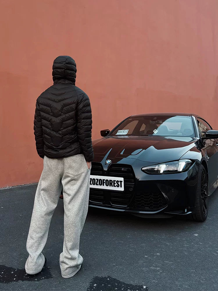 ZOZOFOREST Fleece Thermal Casual Scimitar Sweatpants