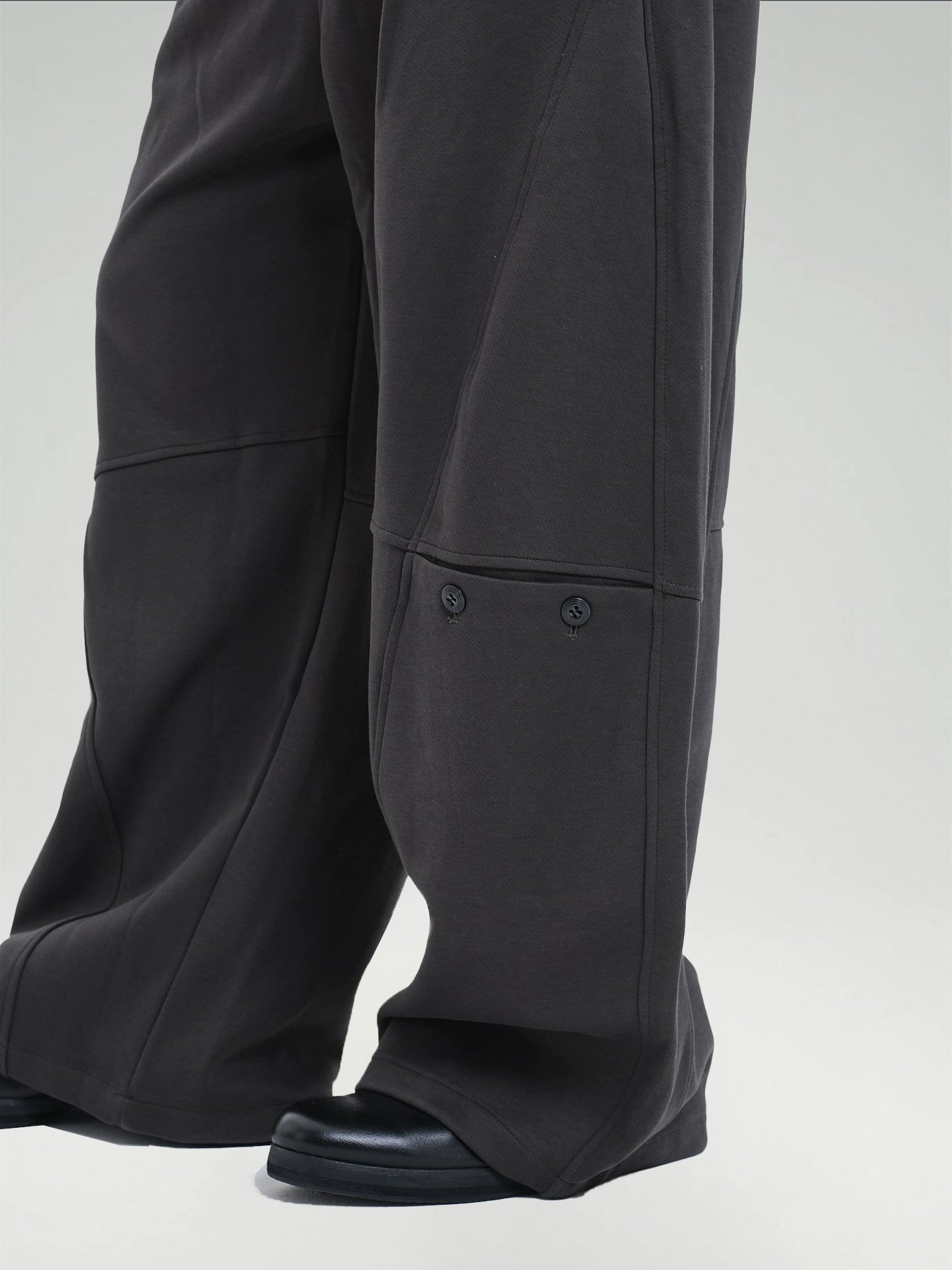 TZ Killer Crop Versatile Loose Pleated Scimitar Pants