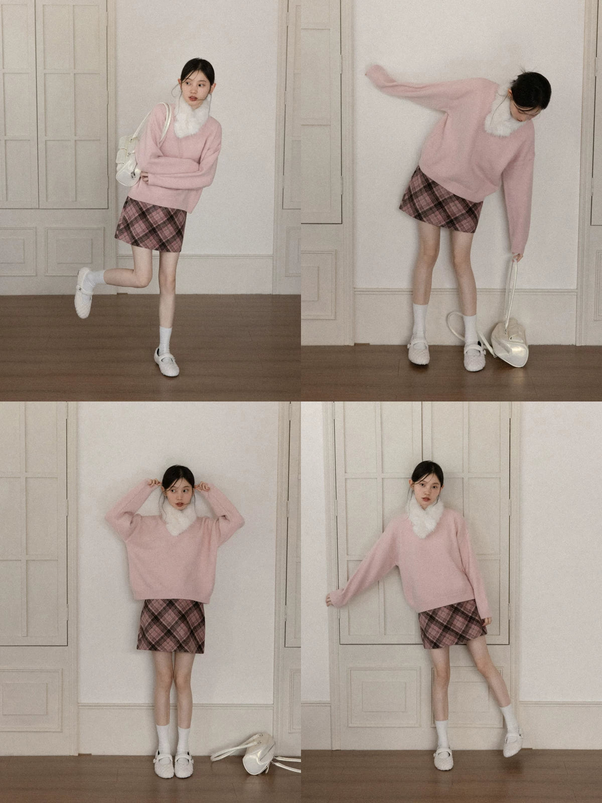 Cantonstory Versatile Crew Neck Knitted Sweater