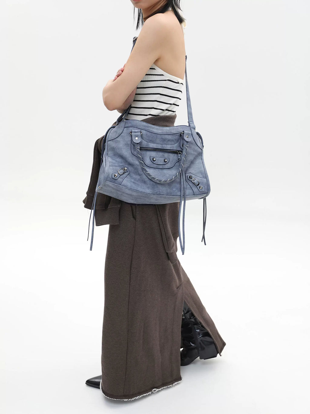 JANDRESS Stud Vintage Crossbody Bag (Clearance)