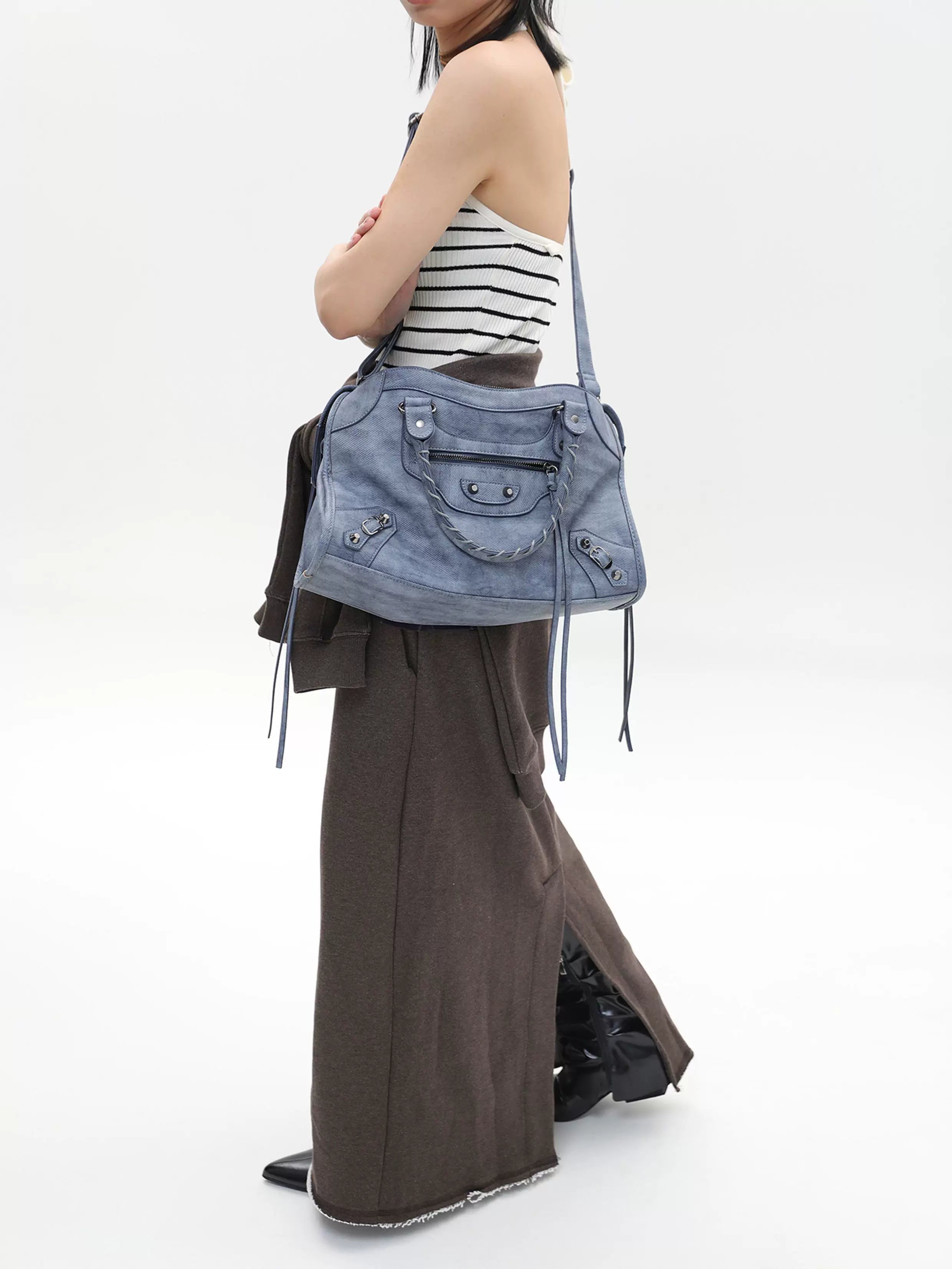 JANDRESS Stud Vintage Crossbody Bag (Clearance)