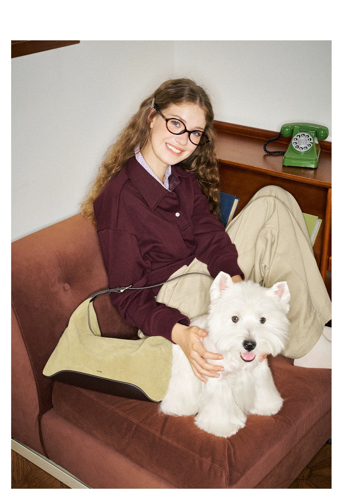 MUVA Leather Large Capacity Shoulder Bag