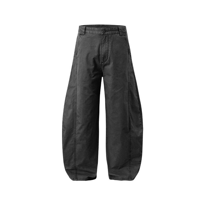 Inflation Wide Leg Casual Washing Tooling Scimitar Pants