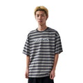 OBSESSWITH Striped Short Sleeve Tee