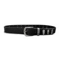 4AM Retro Rivet Metal Skull Logo Belt