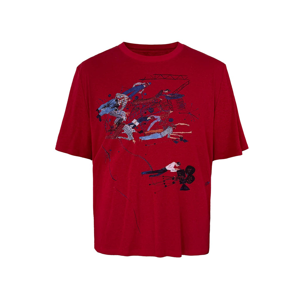 JCAESAR Light and Breathable Loose Tee