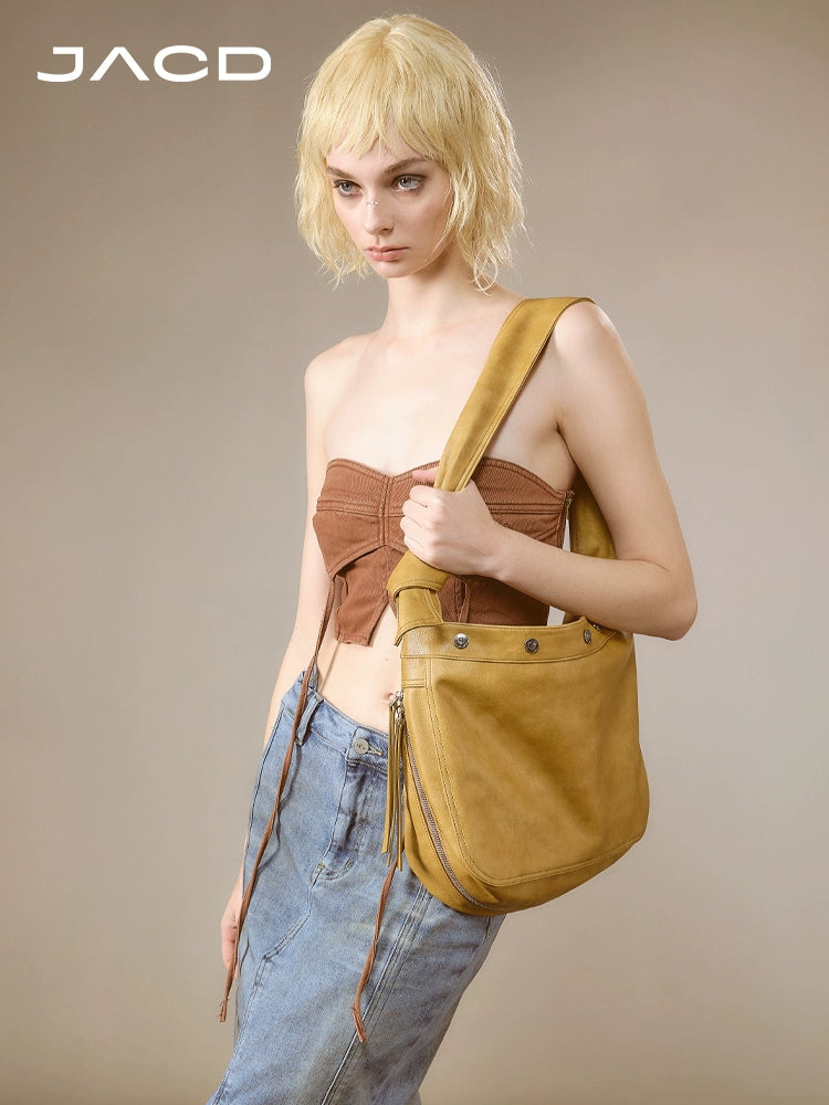 JACD Shoulder Handbag Bucket Armpit Bag