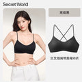 SecretWorld Cross Strap Bra