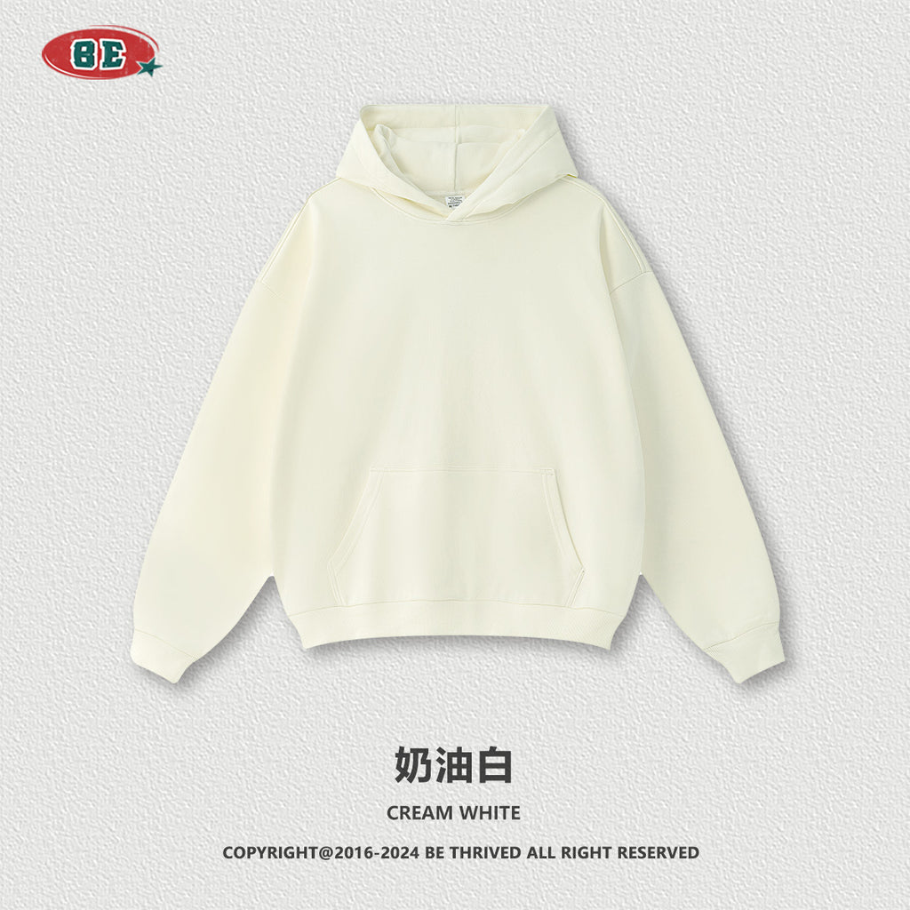 BE Hooded Pullover Loose Sweater