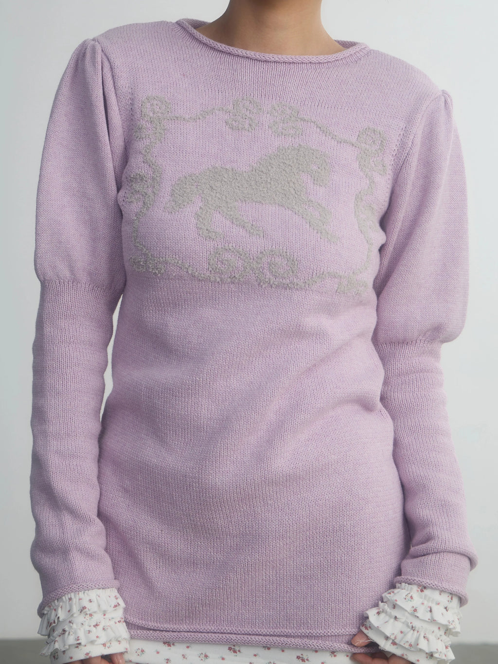 In Two Twos Fake Two Medium and Long Pony Sweaters